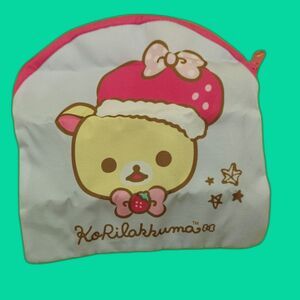 korilakkuma flat pouch with zipper